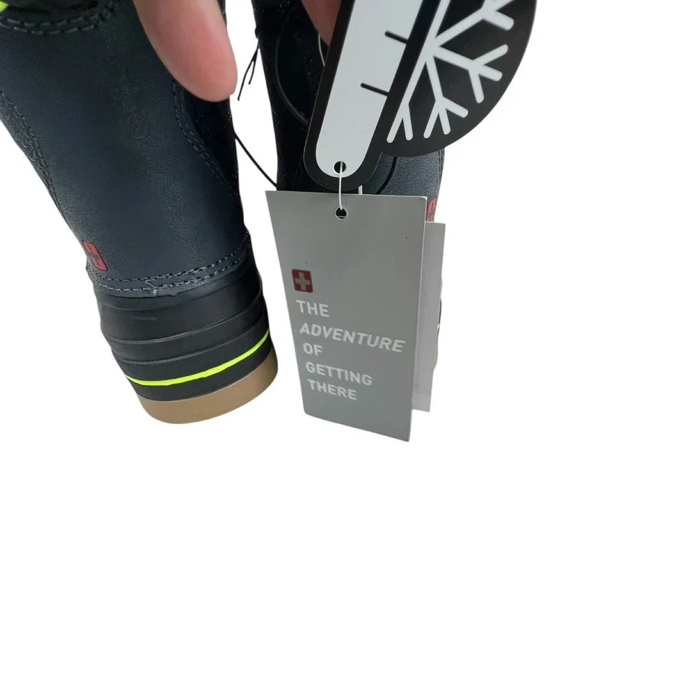 Swiss‎ Tech Kids Size 10 Insulated to -25 degrees Black Winter Boots